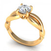 0.35CT round cut diamonds solitaire ring , picture number 1