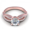 0.65CT round cut diamonds engagement ring , picture number 1