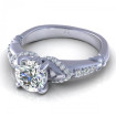 0.70CT round cut diamonds engagement ring , picture number 2