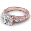 1.25CT round cut diamonds engagement ring , picture number 2