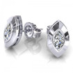 0.25CT marquise cut diamonds stud earrings , picture number 1