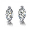 0.80CT marquise cut diamonds stud earrings , picture number 0