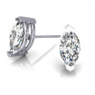 0.80CT marquise cut diamonds stud earrings , picture number 1