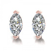 0.80CT marquise cut diamonds stud earrings , picture number 0