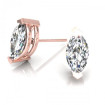 0.80CT marquise cut diamonds stud earrings , picture number 1