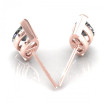 0.80CT marquise cut diamonds stud earrings , picture number 2