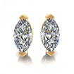 0.50CT marquise cut diamonds stud earrings , picture number 0