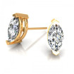 0.50CT marquise cut diamonds stud earrings , picture number 1