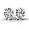 2.00CT oval cut diamonds stud earrings , picture number 0