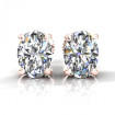 0.80CT oval cut diamonds stud earrings , picture number 0