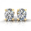 2.00CT oval cut diamonds stud earrings , picture number 0