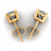 2.00CT oval cut diamonds stud earrings , picture number 2