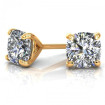 0.25CT cushion cut diamonds stud earrings , picture number 1