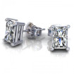 1.50CT radiant cut diamonds stud earrings , picture number 1