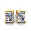 0.80CT radiant cut diamonds stud earrings , picture number 0