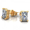 0.80CT radiant cut diamonds stud earrings , picture number 1