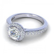 1.40CT round cut diamonds engagement ring , picture number 2