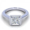0.75CT princess and round cut diamonds engagement ring , picture number 1
