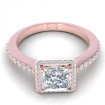 0.75CT princess and round cut diamonds engagement ring , picture number 1