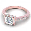 0.75CT princess and round cut diamonds engagement ring , picture number 2