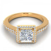 1.65CT princess and round cut diamonds engagement ring , picture number 1