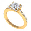 1.65CT princess and round cut diamonds engagement ring , picture number 0