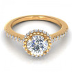 0.65CT round cut diamonds engagement ring , picture number 0