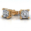 0.50CT ascher cut diamonds stud earrings , picture number 1