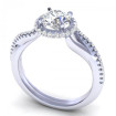 0.60CT round cut diamonds engagement ring , picture number 0