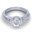 0.60CT round cut diamonds engagement ring , picture number 1