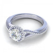0.60CT round cut diamonds engagement ring , picture number 2