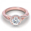 0.60CT round cut diamonds engagement ring , picture number 1