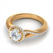0.60CT round cut diamonds engagement ring , picture number 2