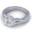 1.25CT round cut diamonds engagement ring , picture number 2