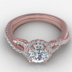 0.80CT round cut diamonds engagement ring , picture number 1