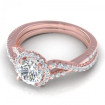 1.25CT round cut diamonds engagement ring , picture number 2