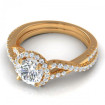 0.80CT round cut diamonds engagement ring , picture number 2