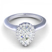 1.20CT pear and round cut diamonds engagement ring , picture number 1