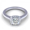 0.50CT ascher and round cut diamonds engagement ring , picture number 1