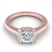 0.60CT ascher and round cut diamonds engagement ring , picture number 1