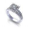 1.21CT round cut diamonds engagement ring , picture number 0