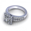 1.21CT round cut diamonds engagement ring , picture number 2