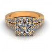 1.21CT round cut diamonds engagement ring , picture number 1