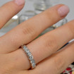 3.00CT round cut diamonds eternity ring , picture number 1
