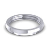 14KT White Gold 3.25MM Width & 1.95MM Thick Plain Wedding Band , picture number 2