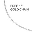 2.00CT Diamonds (VS2-SI1 Clarity) Diamond Journey Pendant Of 14KT White Gold , picture number 2