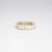 5.20CT Emerald Cut Diamonds Eternity Band , picture number 3
