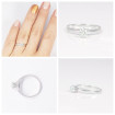 1.00CT Round Cut Diamond Solitaire Ring , picture number 7