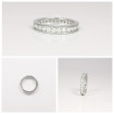 1.00CT Round Cut Diamonds Eternity Band , picture number 6