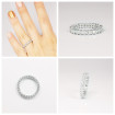 1.90CT Princess Cut Diamonds Eternity Band , picture number 7